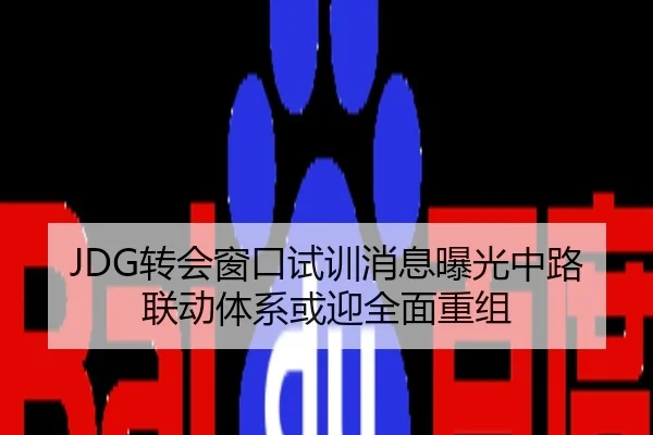 JDG转会窗口试训消息曝光中路联动体系或迎全面重组